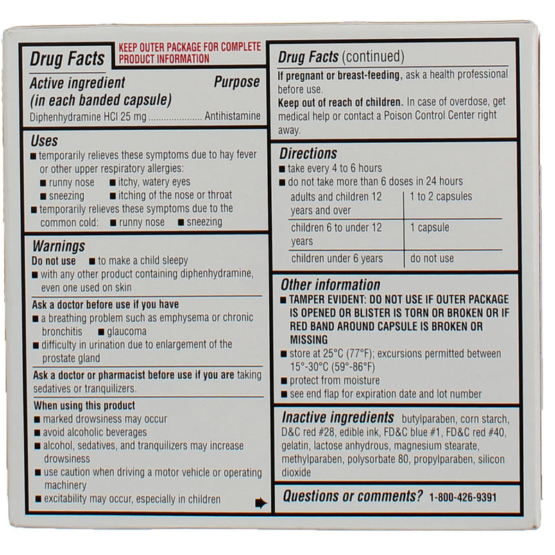 GoodSense Allergy Relief Antihistamine Tablets, 25 mg, 24 Ct