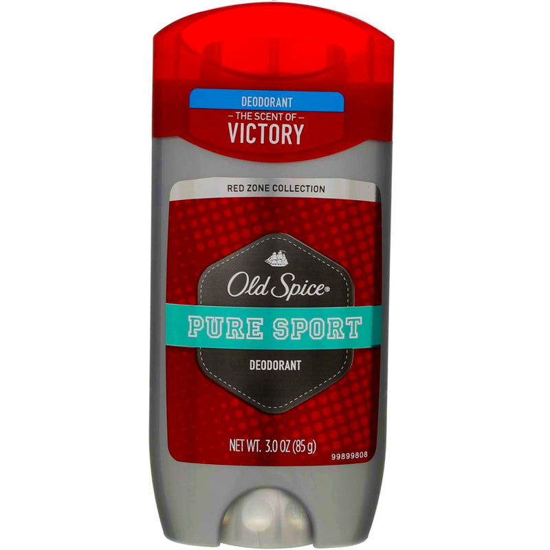 Old Spice Red Zone Deodorant Stick, Pure Sport, 3 oz