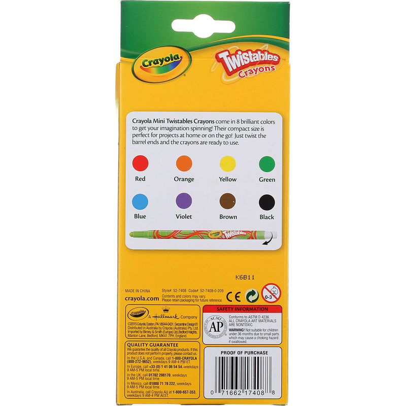 Crayola Twistables Crayons, 8 Ct
