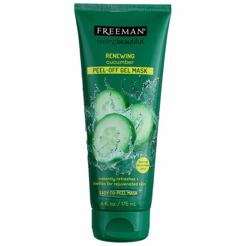 Freeman Feeling Beautiful Renewing Peel-Off Gel Mask, Cucumber, 6 fl oz