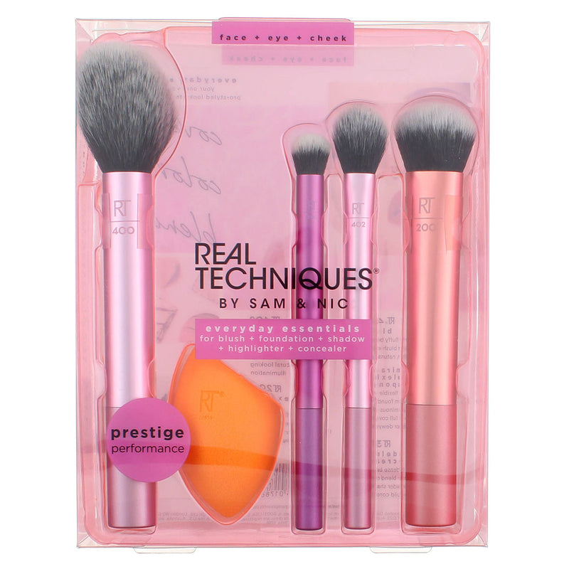 Sam & Nic Real Techniques Foundation Makeup Kit, 5 Ct 5.7 oz (5 pack)