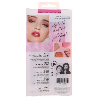 Sam & Nic Real Techniques Makeup Brushes, 5 Ct (5 pack)