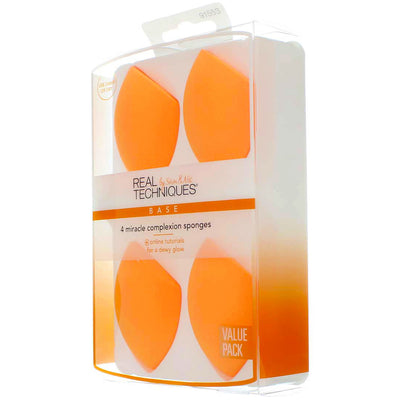 Real Techniques Miracle Complexion Sponge, 4 Ct (4 Pack)