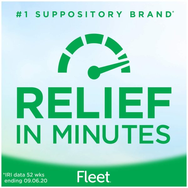 Fleet Laxative Glycerin Suppositories, 50 ct (Pack of 1)