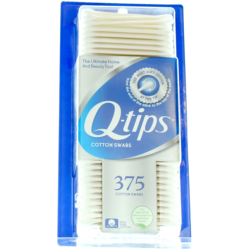 Q-Tips Cotton Swabs, 375 Ct