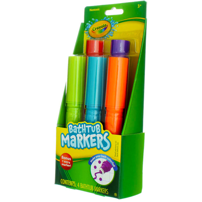 Crayola Bathtub Markers, Assorted Colors, 5 Ct