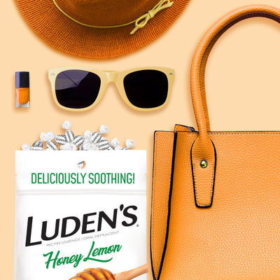 Luden's Soothing Throat Drops, Honey Lemon, 25 ct (Pack of 1)