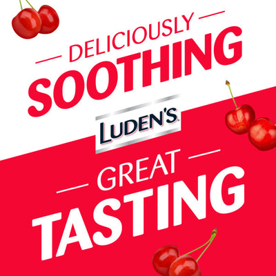 Luden's Soothing Throat Drops, Wild Cherry, 30 ct (Pack of 1)