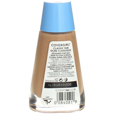 CoverGirl Clean Matte Liquid Foundation, Classic Tan 560, 1 fl oz