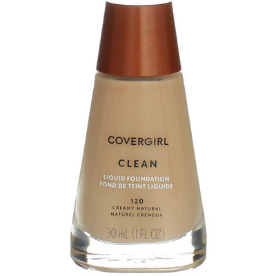 CoverGirl Clean Liquid Foundation, Creamy Natural 120, 1 oz