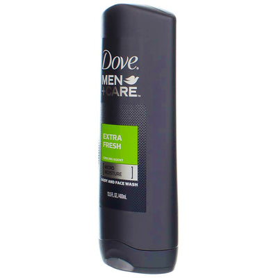 Dove Men+Care Micro Moisture Body and Face Wash, Fresh, 13.5 fl oz