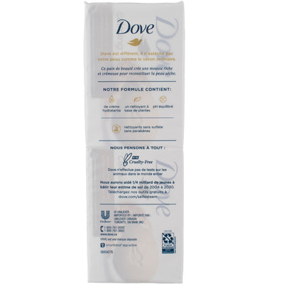 Dove Calmin Moisturizing Beauty Bar Soap, Oatmeal and Rice Milk, 3.75 oz, 6 Ct