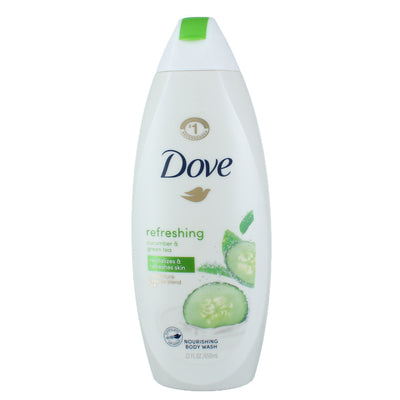 Dove Body Wash Cucumber & Green Tea Cleanser, Revitalizes and Refreshes Skin 22 oz