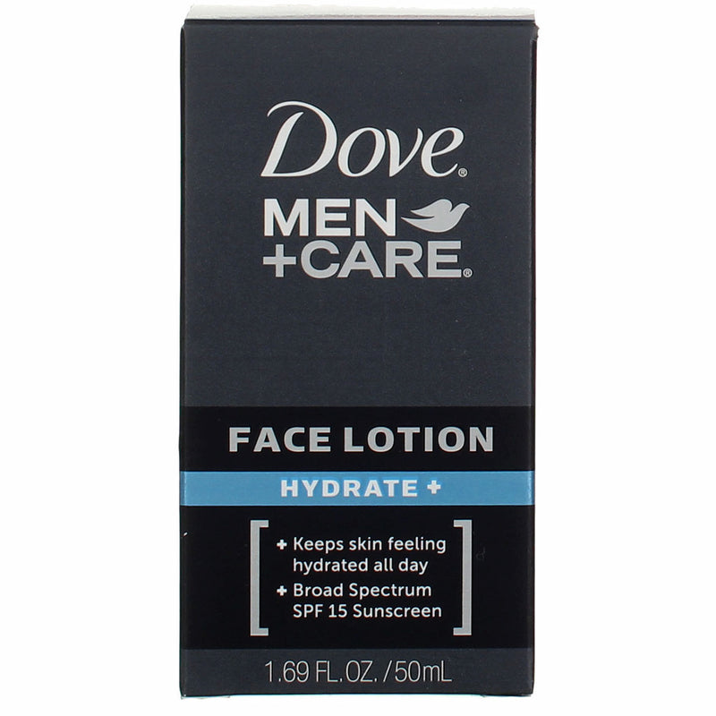 Dove Men + Care Hydrate + Face Lotion, SPF 15, 1.69 oz