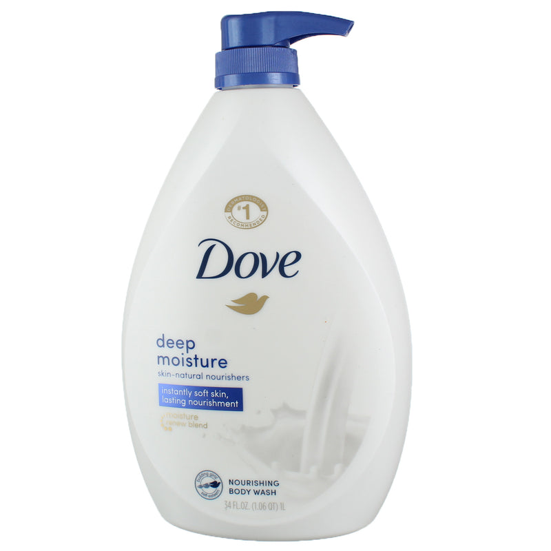 Dove Deep Moisture Nourishing Body Wash, 34 fl oz