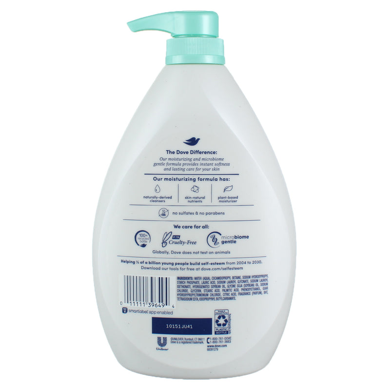 Dove Sensitive Skin Sensitive Skin Body Wash, Fragrance Free, 34 fl oz