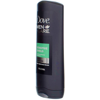 Dove Men+Care Micro Moisture Body and Face Wash, Sensitive Shield, 13.5 fl oz