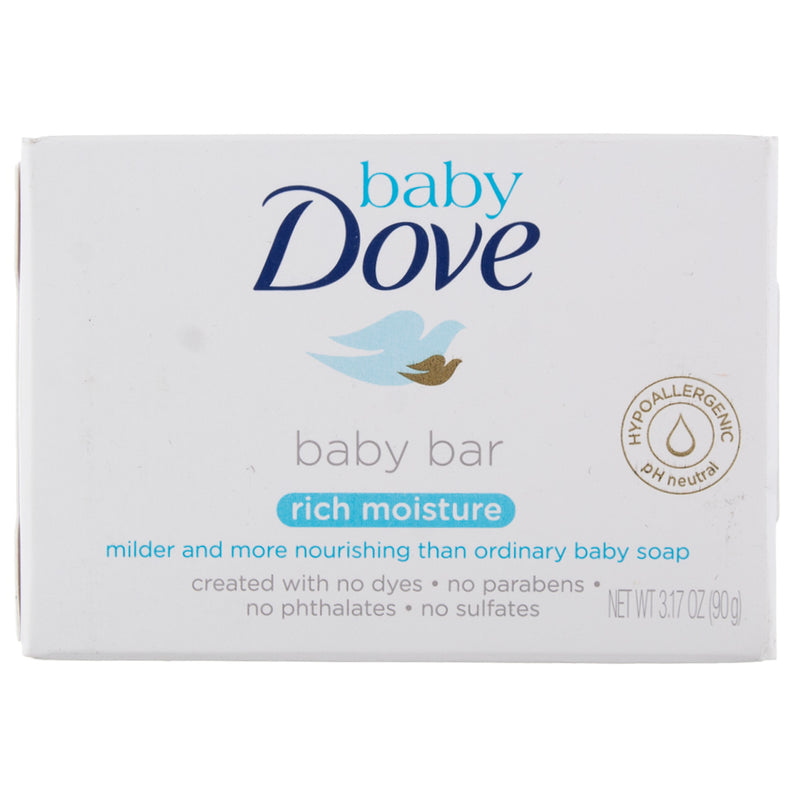 Dove Rich Moisture Baby Bar Soap, 3.17 oz
