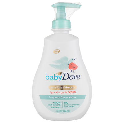Dove Sensitive Skin Baby Hypoallergenic Tip to Toe Body Wash, 13 fl oz