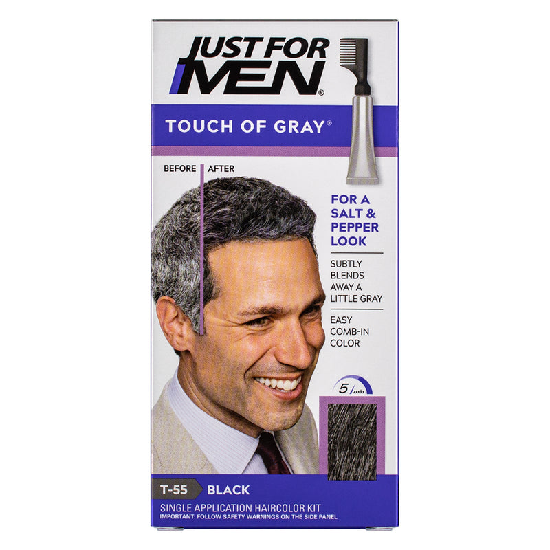Just For Men Touch of Gray Hair Color, Black T-55