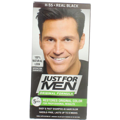Just For Men Original Formula Original Formula Hair Color, Real Black H-55