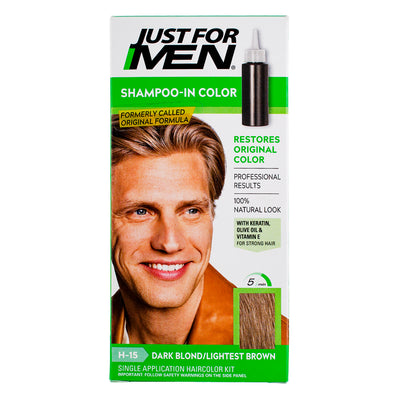 Just For Men Original Formula Hair Color, Dark Blond/Lightest Brown H-15