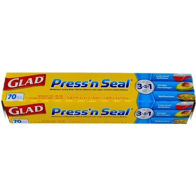Glad Press'N Seal Multipurpose Sealing Wrap, 70 sq ft