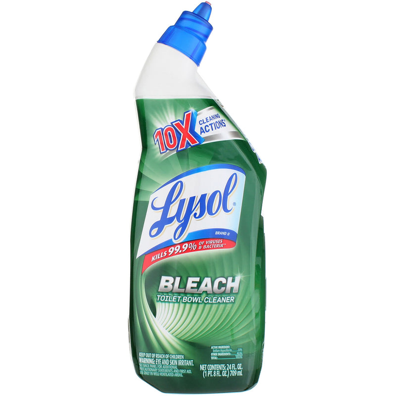 Lysol Bleach Toilet Bowl Cleaner Liquid, 24 fl oz