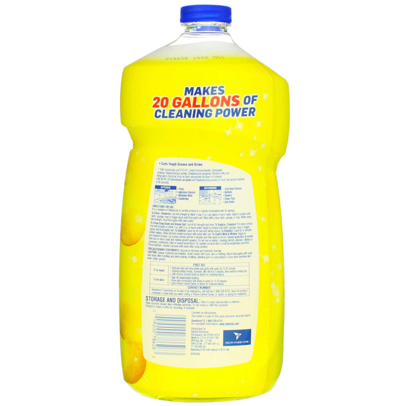 Lysol Clean & Fresh Multi-Surface Cleaner, Sparkling Lemon & Sunflower Essence, 40 fl oz