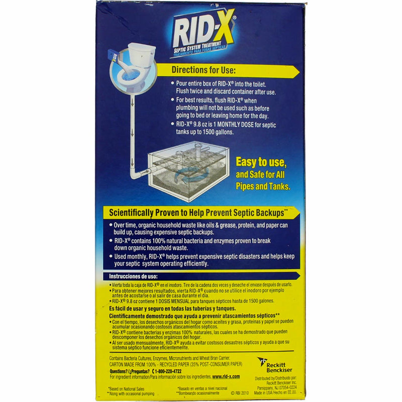 RID-X Septic System Treatment Powder, 9.8 oz – Vitabox