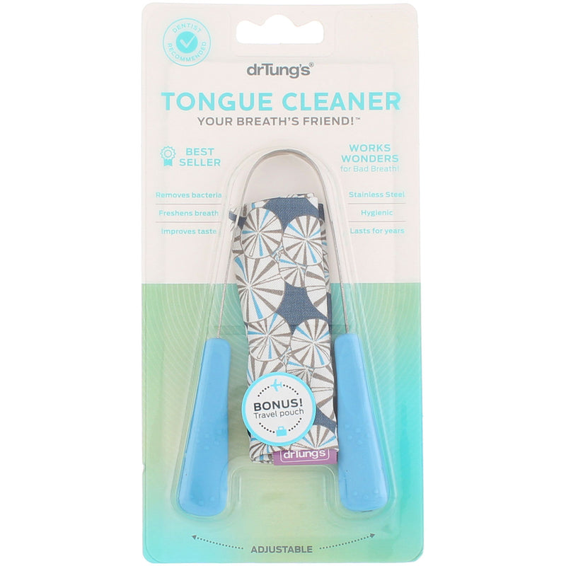 DrTung’s Stainless Tongue Scraper - Tongue Cleaner for Adults, Kids, 1ct