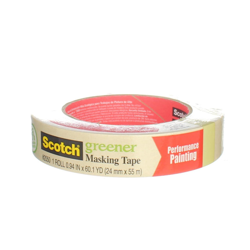 Scotch Greener Masking Tape for Performance Painting, 0.94-inch