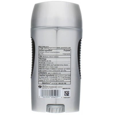 Speed Stick Power Unscented Antiperspirant Deodorant - 3oz, Clear