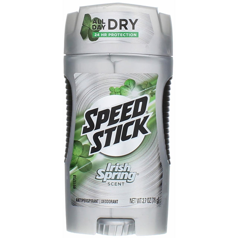 Speed Stick Irish Spring Antiperspirant Deodorant, Original - 2.7 ounce