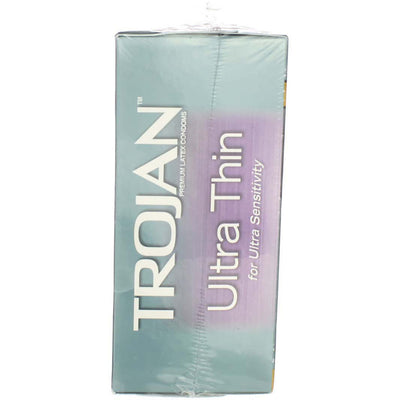 Trojan Ultra Thin Lubricated Latex Condoms, 36 Ct