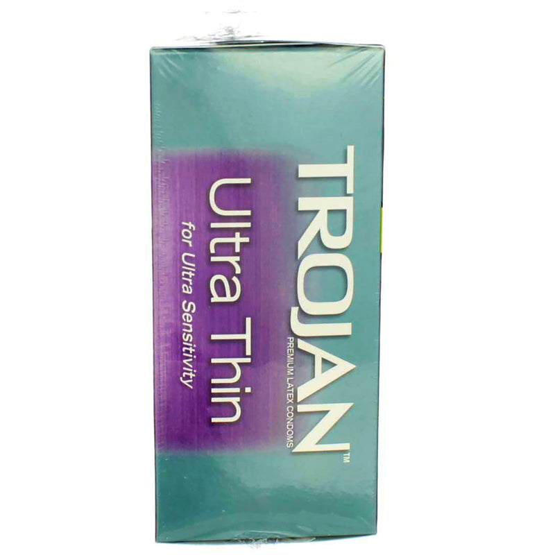 Trojan Ultra Thin Lubricated Latex Condoms, 36 Ct