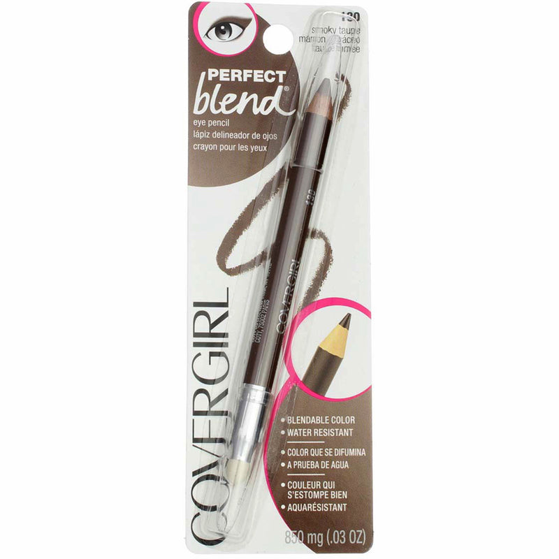 CoverGirl Perfect Blend Eyeliner, Smoky Taupe 130, Water Resistant, 0.03 oz