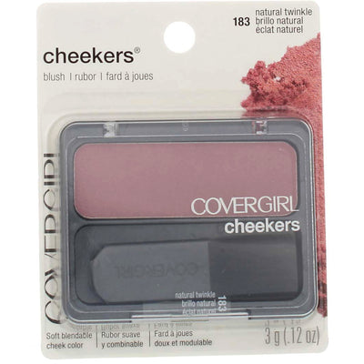 CoverGirl Cheekers Powder Blush, Natural Twinkle 183, 0.12 oz