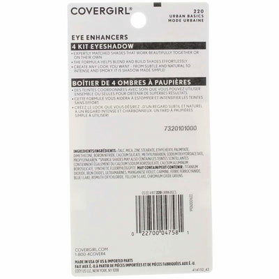 CoverGirl Eye Enhancers Eyeshadow, Urban Basics 220, 0.19 oz