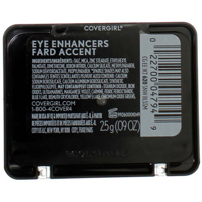 CoverGirl Eye Enhancers 1-Kit Eyeshadow, Snow Blossom 620, 0.09 oz