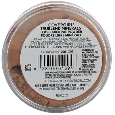 CoverGirl TruBlend Mineral Loose Powder, Light Pale 200, 0.63 oz