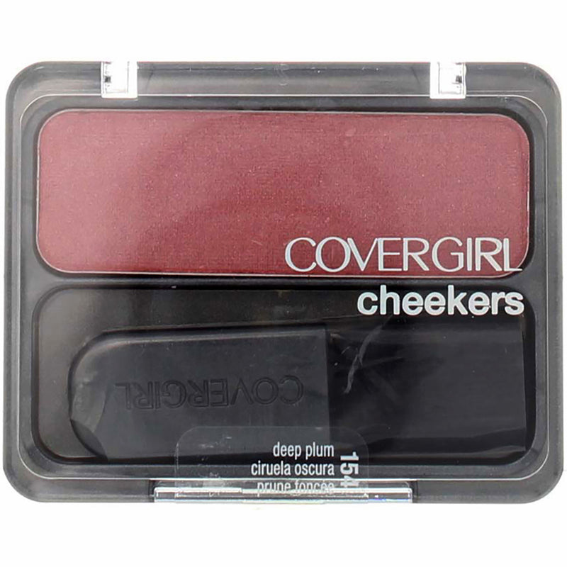 CoverGirl Cheekers Blush, Deep Plum 154, 0.12 oz