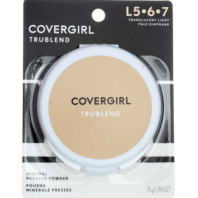 CoverGirl TruBlend Mineral Pressed Powder, Translucent Light L5-7, 0.39 oz