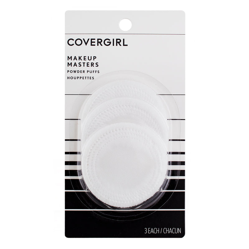 CoverGirl Makeup Masters Powder Puffs, 3 Ct