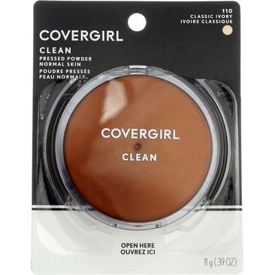 CoverGirl Clean Pressed Powder, Classic Ivory 110, 0.39 oz