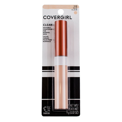 CoverGirl Clean Invisible Concealer, Fair 115, 0.32 fl oz