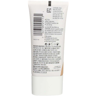 CoverGirl Clean Matte BB Cream For Oily Skin, Light/Medium 530, 1 fl oz