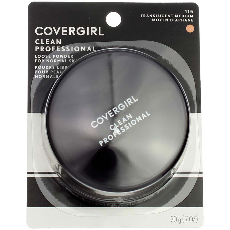 CoverGirl Professional Loose Powder, Translucent Medium 115, 0.71 oz