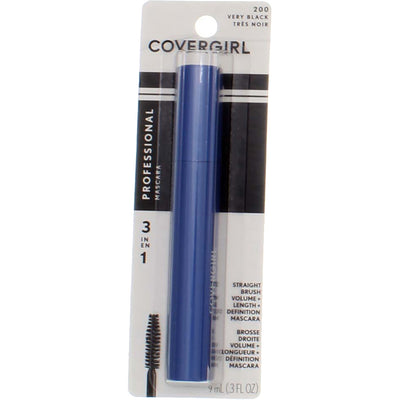 CoverGirl Professional Washable Mascara, Very Black 200, 0.3 fl oz