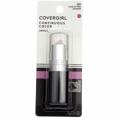 CoverGirl Continuous Color Lipstick, Iceblue Pink 505 0.13 oz (3 g)